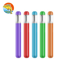 Bottom Micro USB round metal 530mah rechargeable cbd oil vape ceramic coil 0.5ml 1ml empty vaporizer pen